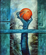 Czeslaw Gorski - fang die Orange - Ölgemälde Malarstwo